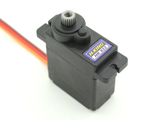 Сервомеханізм цифровий HobbyKing™ HK-933MG 12g/1.8kg/0.12sec (4.8В), Світлина 1