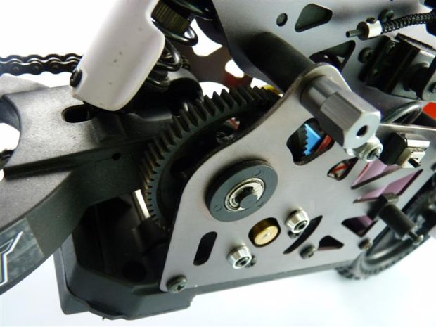 Радіокерована модель мотоцикла 1/4 Himoto Burstout MX400 RTR, Світлина 4