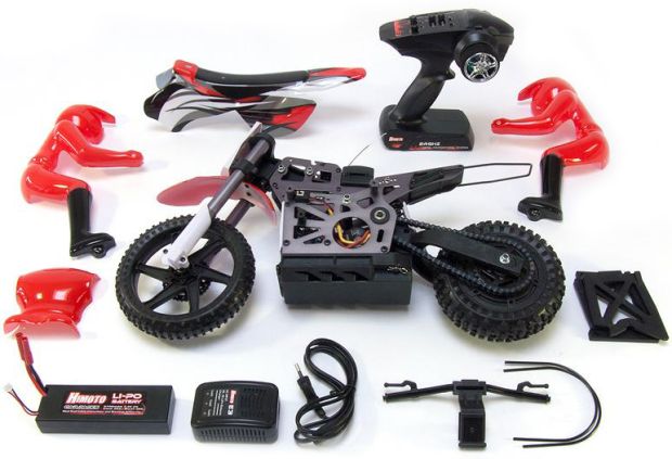 Радіокерована модель мотоцикла 1/4 Himoto Burstout MX400 RTR, Світлина 6