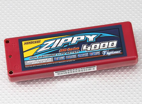 Акумулятор ZIPPY Flightmax 4000mAh 2S 25C, Світлина 1