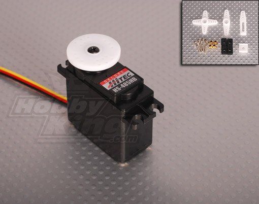 Сервомеханізм аналоговий Hitec HS-485HB Deluxe 45g/4.8kg/0.22sec (4.8В), Світлина 1