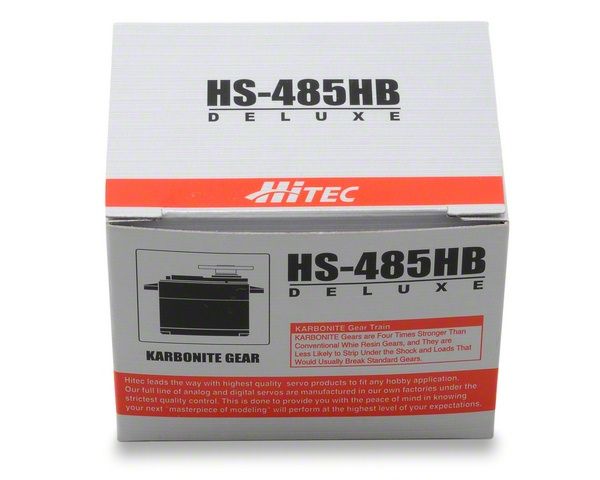 Сервомеханізм аналоговий Hitec HS-485HB Deluxe 45g/4.8kg/0.22sec (4.8В), Світлина 2
