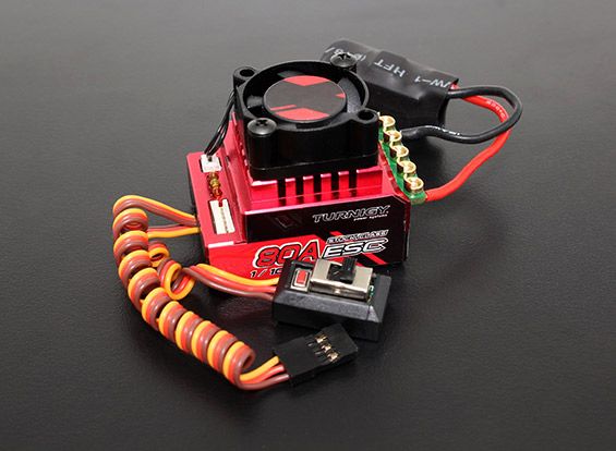 Регулятор Turnigy Trackstar 80A Turbo Sensored Brushless 1/12 1/10 ESC, Світлина 1