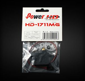Сервомеханізм аналоговий Power HD-1711MG 17.5g/3.0kg/0.13sec (4.8V), Світлина 4
