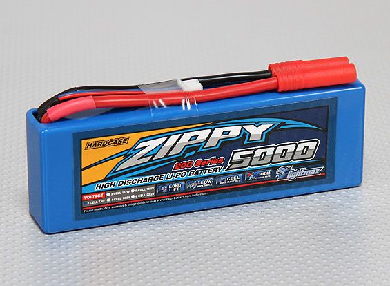 Акумулятор ZIPPY Flightmax 5000mAh 2S 20C, Світлина 1