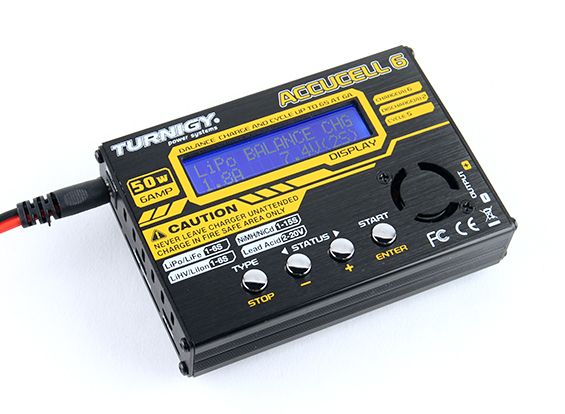 Універсальний зарядний пристрій Turnigy Accucel-6 50W 6A, Світлина 1