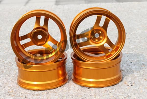 Диски алюмінієві Cmartlink RC 1/10 Drift Wheels Rim (золоті), Світлина 1