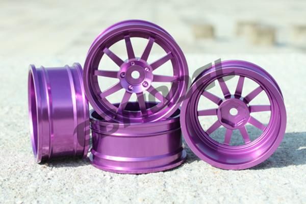 Диски алюмінієві Cmartlink RC 1/10 Drift Wheels Rim (фіолетові), Фото 1