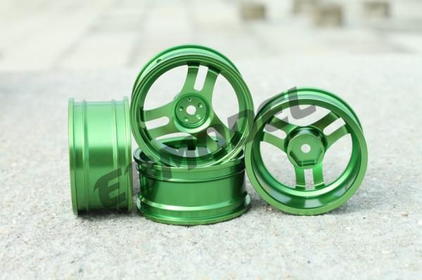 Диски алюмінієві Cmartlink RC 1/10 Drift Wheels Rim (зелені), Світлина 1