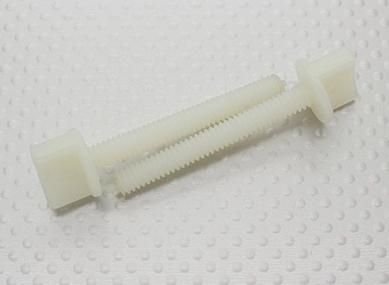 Гвинт пластиковий М6x50мм для фіксації крила моделі , Світлина 1