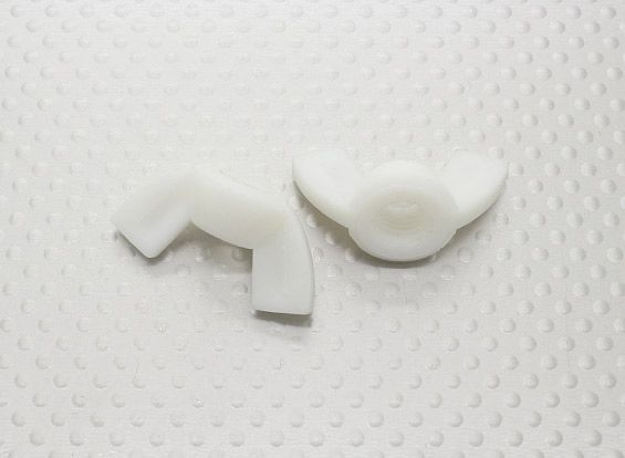 Нейлонова гайка М8 для фіксації крила моделі, Світлина 1