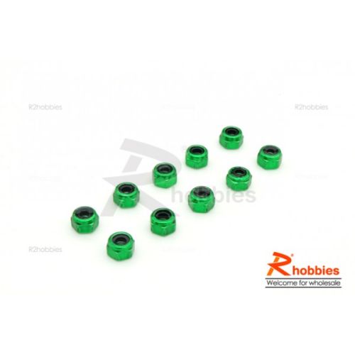 Контргайка під вал 3мм зелена, Світлина 1