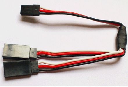 Y-подовжувач для сервомеханізмів Futaba 26AWG 15см , Світлина 1