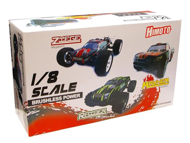 Автомодель монстр 1/8 Himoto Raider Mega E8MTL (безколекторна) RTR, Світлина 10