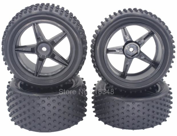 Комплект коліс для баггі 1/10 (4шт), Світлина 1