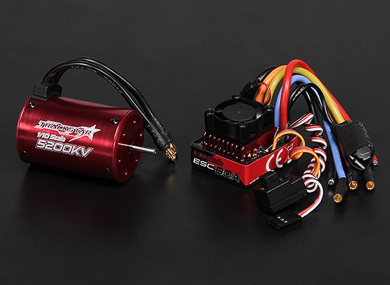 Безколекторна вологозахищена система Turnigy TrackStar  1/10 5200KV/80A, Світлина 1