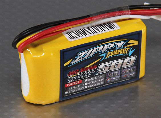 ZIPPY Compact 500mAh 3S 25C, Фото 1
