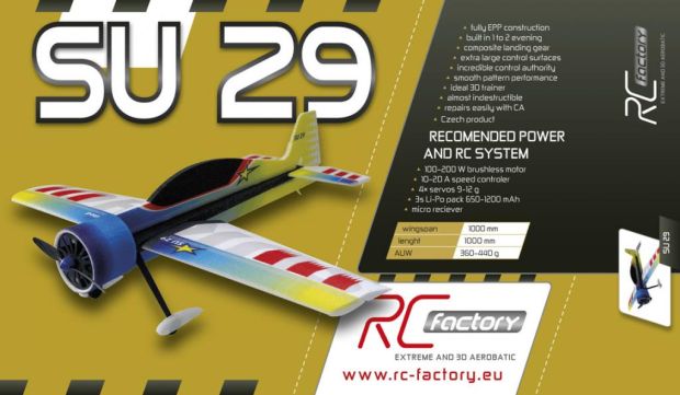 Модель для 3D-пілотажу SU-29, Світлина 3