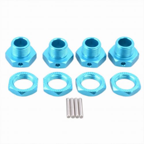 Алюмінієвий шестигранний адаптер для моделей 1/8 17мм (сині) HSP 81011, Світлина 1