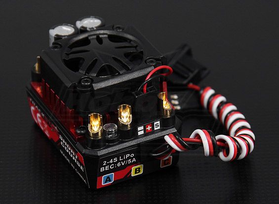 Регулятор Turnigy TrackStar 120A 1/8 1/10 Brushless Short Course Truck, Світлина 3