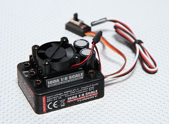 Регулятор Turnigy 160A 1/8 Sensorless ESC w/Fan, Світлина 1