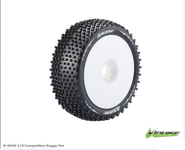Комплект коліс в зборі баггі 1/10 Louise E-HORNET Soft 4WD/задні (пара), Світлина 1