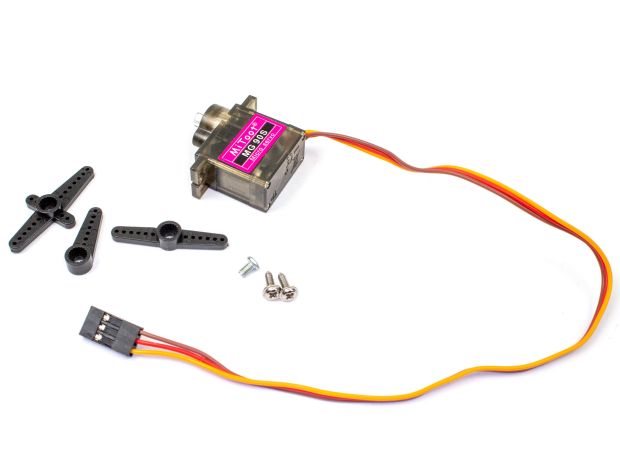 Сервомеханізм аналоговий MG90S 13g/2.2kg/0.11sec (4.8В), Фото 2