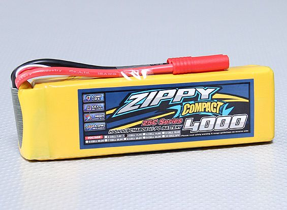 Акумулятор ZIPPY Compact 4000mAh 3S 40C, Світлина 1