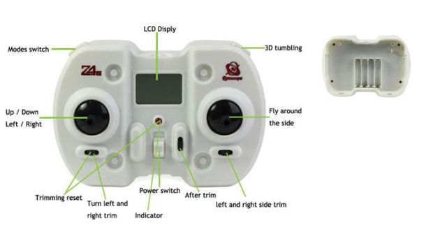 Квадрокоптер на радіоуправлінні 4-канальний Mini 6 Axis 2.4GHz, Фото 3
