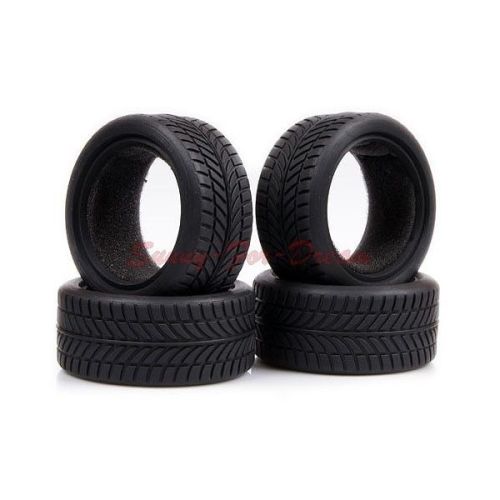 Комплект шосейної гуми для автомоделей 1/10 Flat Rubber Tyres, Фото 1