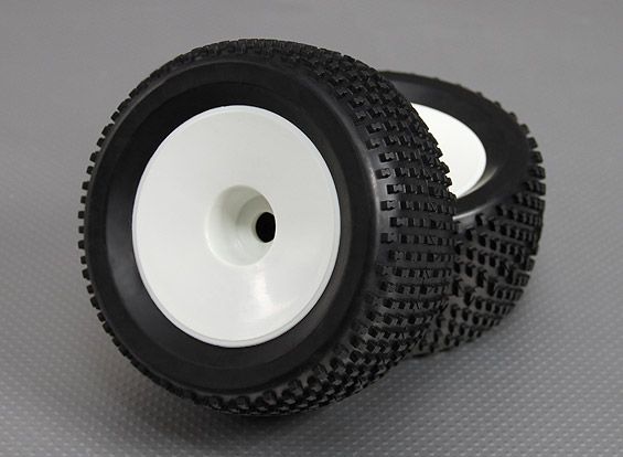 Комплект коліс в зборі 1/8 траггі 17mm Hex (пара), Світлина 1