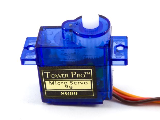 Сервомеханізм аналоговий SG90 9.0g/1.2kg/0.12sec (4.8В), Світлина 3