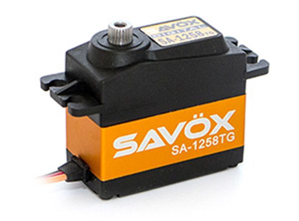 Сервопривід цифровий SAVOX 1258TG Titanium 52g/9.6kg/0.10sec (4.8V), Фото 1