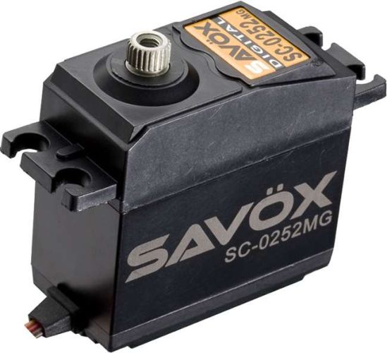 Сервомеханізм цифровий Savox SC-0252MG 49g/7.2kg/0.23sec (4.8V), Світлина 1
