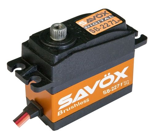 Сервомеханізм цифровий Savox SB-2271SG High Voltage б/кол. 69g/11kg/0.10sec (4.8V), Світлина 2