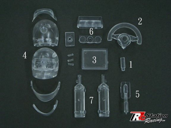 Салон для автомоделей 1/10 прозорий, Світлина 8