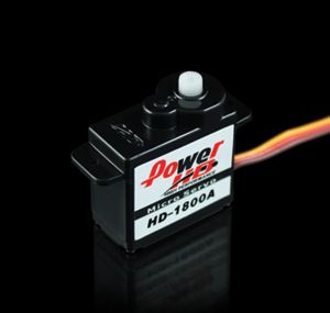 Сервомеханізм аналоговий Power HD-1800A 8.0g/1.0kg/0.11sec (4.8В), Світлина 1