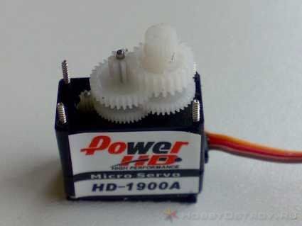 Сервомеханізм аналоговий Power HD-1900A 9.0g/1.2kg/0.11sec (4.8В), Світлина 4