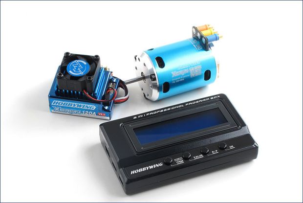 Сенсорна безколекторна система HobbyWing XERUN Combo X6A 3300KV/120A, Фото 1