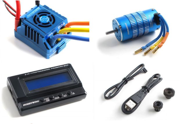 Сенсорна безколекторна система HobbyWing XERUN COMBO M6B 4274-2200KV 150A, Світлина 1