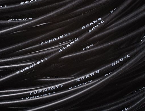 Дріт Turnigy 20AWG 20см (Чорний), Світлина 1
