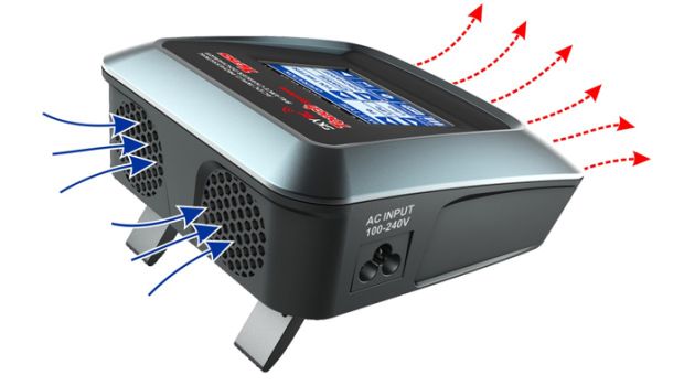 Зарядний пристрій SkyRC T6755 7A/55W з/БЖ з сенсорним дисплеєм, Світлина 3