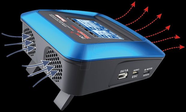 Зарядний пристрій SkyRC T6200 12А/200W з сенсорним дисплеєм, Фото 6