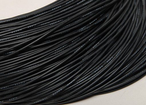 Дріт 24AWG 20см (Чорний), Фото 1