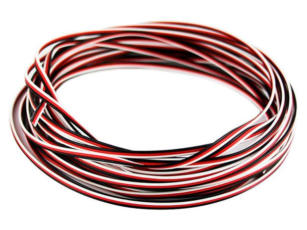 Плоский дріт для сервомеханізмів 26AWG 1м, Світлина 1