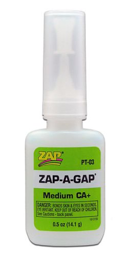 Клей цианоакрилатний ZAP-A-GAP Medium 14.1г, Світлина 1