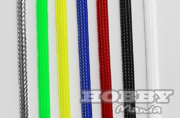 Кабельне обплетення 4мм х 50см (біле), Світлина 1