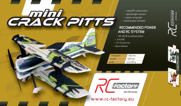 Модель для 3D-пілотажу з Crack Pitts Mini (зелена), Світлина 2