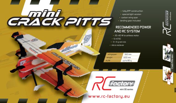 Модель для 3D-пілотажу з Crack Pitts Mini (оранжева), Світлина 2