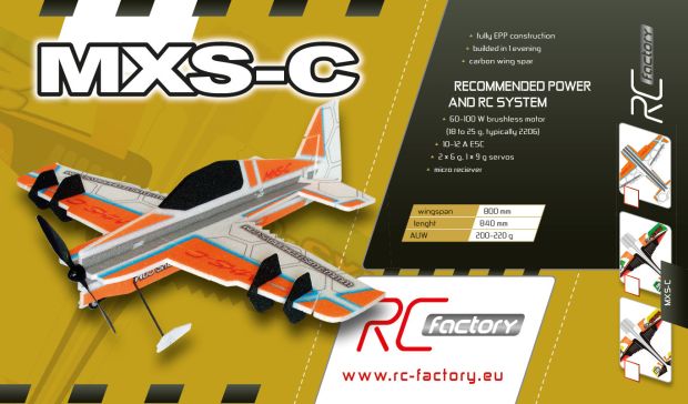 Модель для 3D-пілотажу MXS-C (зелена), Світлина 2